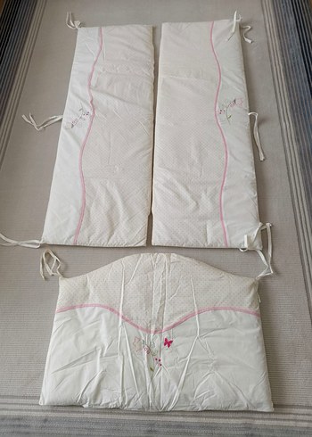 Nakışlı Beyaz Bebek Uyku Aksesuarı - Görsel 5