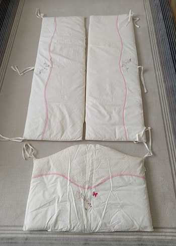 Nakışlı Beyaz Bebek Uyku Aksesuarı - Görsel 4