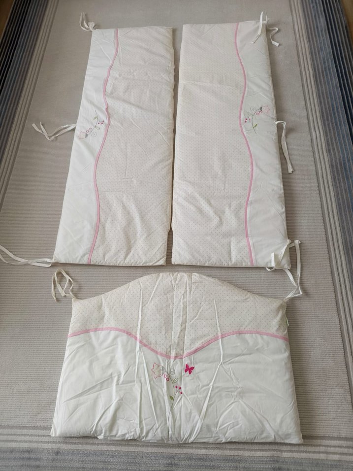 Nakışlı Beyaz Bebek Uyku Aksesuarı - Görsel 5