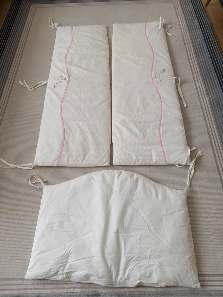 Nakışlı Beyaz Bebek Uyku Aksesuarı - Görsel 3