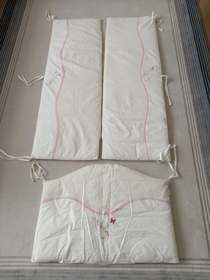 Nakışlı Beyaz Bebek Uyku Aksesuarı - Görsel 4