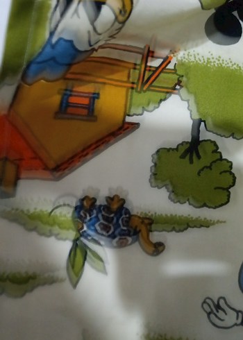 Renkli Baskılı emzirme Önlüğü - Görsel 3