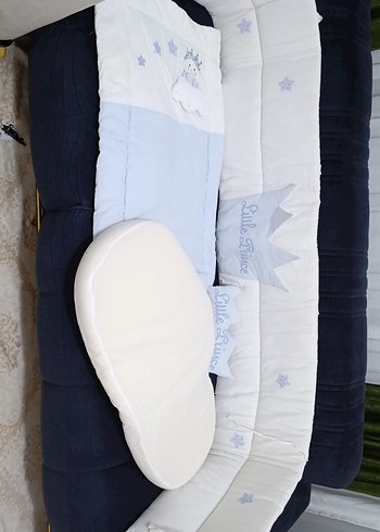 Mavi Bebek Uyku Seti ve Yastık - Görsel 2