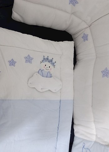 Mavi Bebek Uyku Seti ve Yastık - Görsel 3