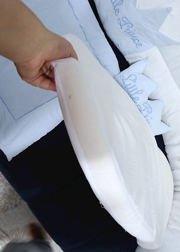 Mavi Bebek Uyku Seti ve Yastık - Görsel 5