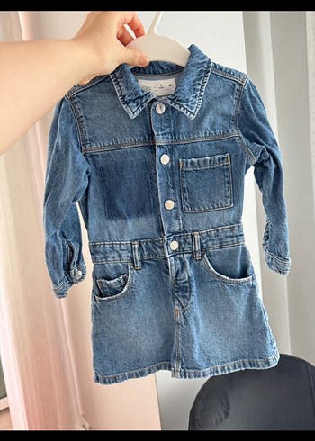 18-24 Ay Beden Zara jean elbise 2 yaş