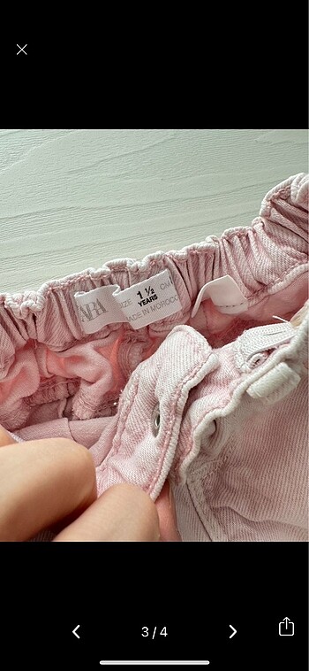 1,5 Yaş Beden Zara etek