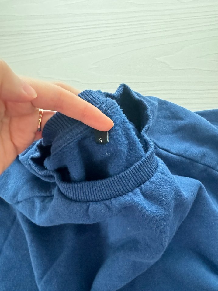 Erkek Lacivert Uzun Kollu Sweatshirt - Görsel 2