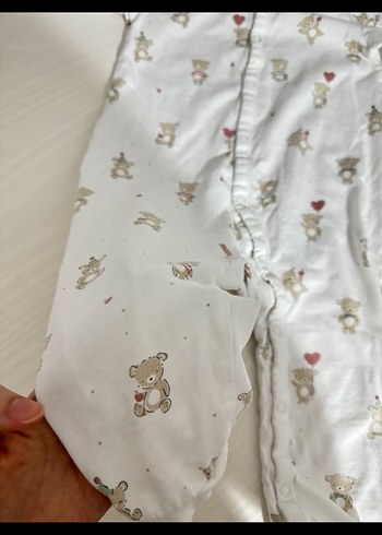 Hm Uzun Kollu Pamuklu Bebek Tulum - Görsel 5