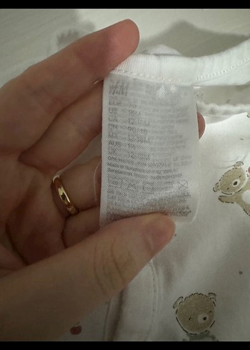 Hm Uzun Kollu Pamuklu Bebek Tulum - Görsel 7