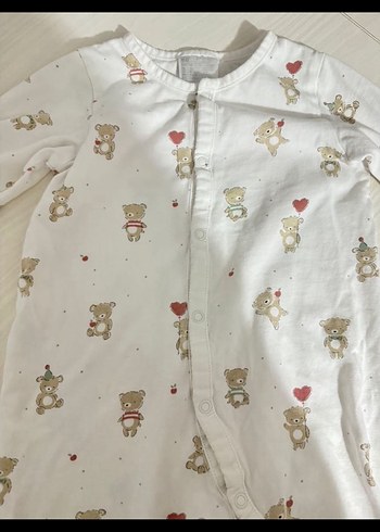 Hm Uzun Kollu Pamuklu Bebek Tulum - Görsel 2