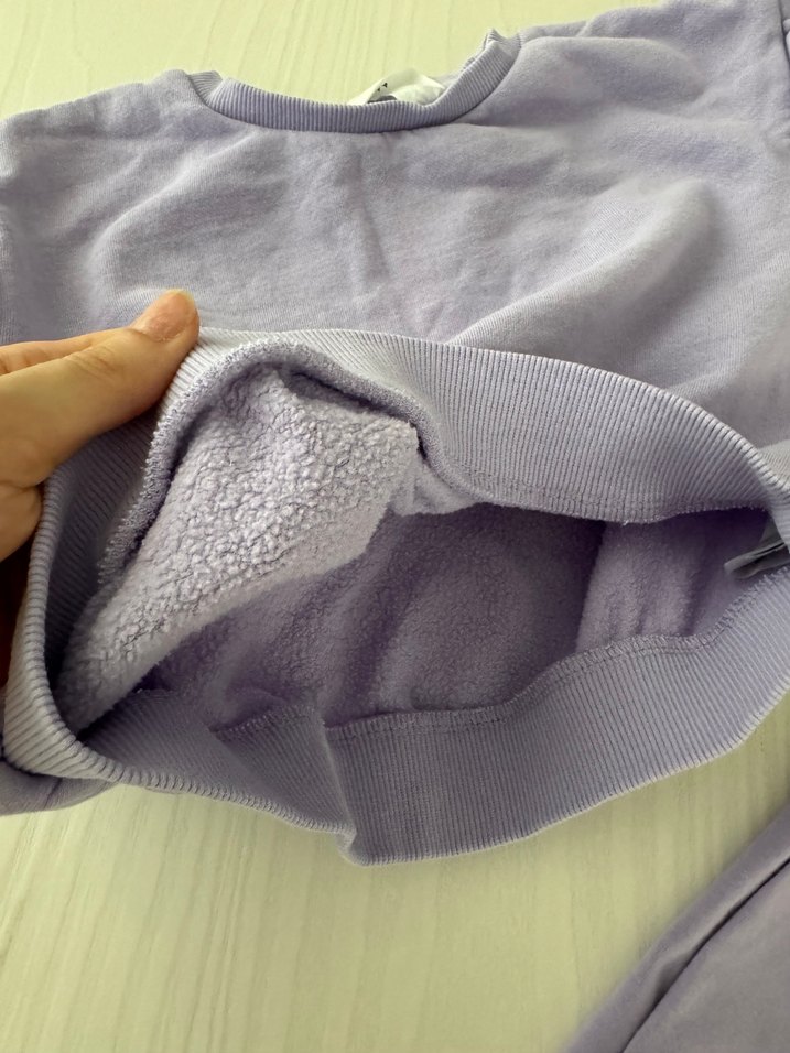 Mor Rahat Kesim Kız Eşofman Takımı - Görsel 3