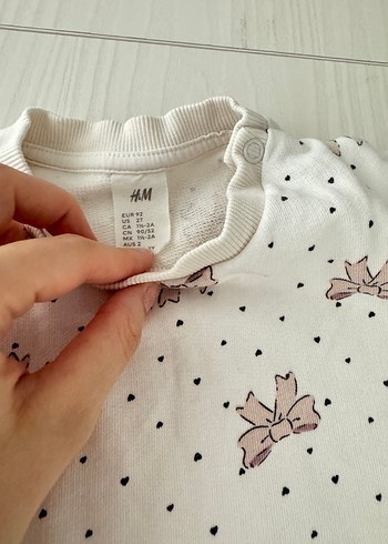 Bebek Kız Uzun Kollu Fiyonklu Takım - Görsel 3