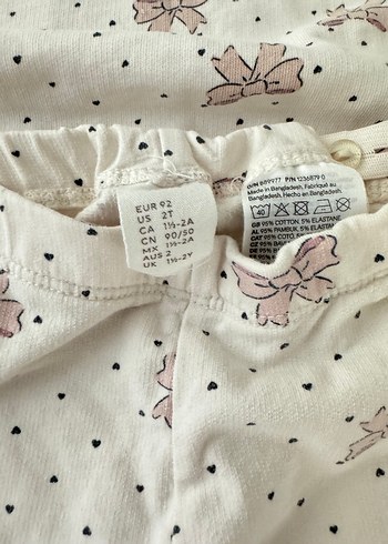 Bebek Kız Uzun Kollu Fiyonklu Takım - Görsel 4