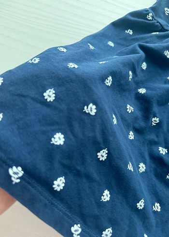 Kız Çocuk Pileli Kısa Kollu Bohem Elbise - Görsel 5