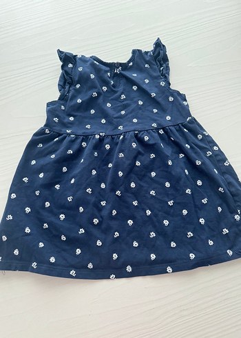 Kız Çocuk Pileli Kısa Kollu Bohem Elbise - Görsel 4