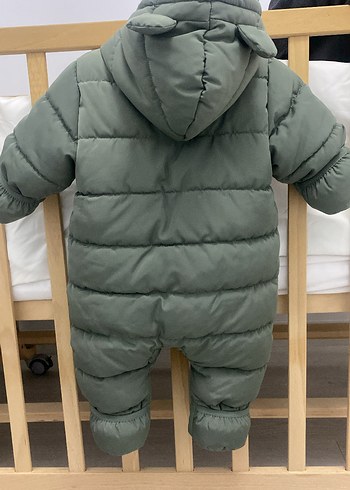 H&M Yeşil Kürklü Bebek astronot Tulum
