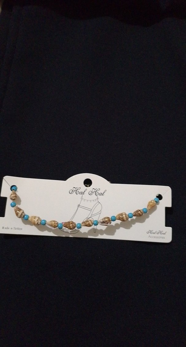 Boncuklu Bohem Çok Renkli Halhal - Görsel 3