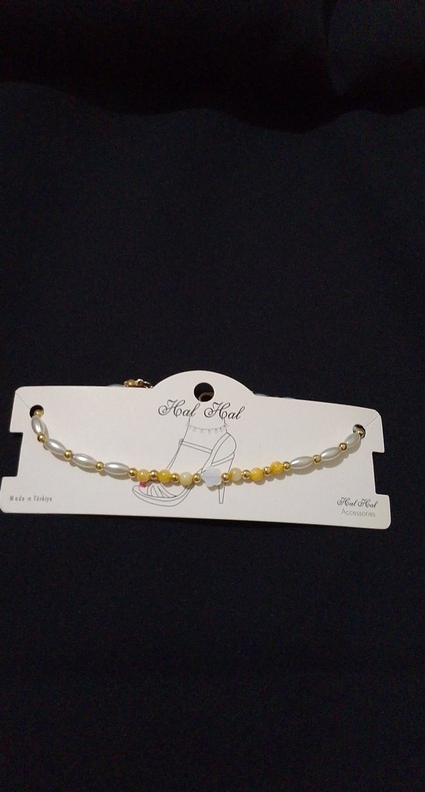 Boncuklu Bohem Çok Renkli Halhal - Görsel 2