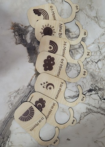 Ahşap Bebek Askılık - Görsel 2