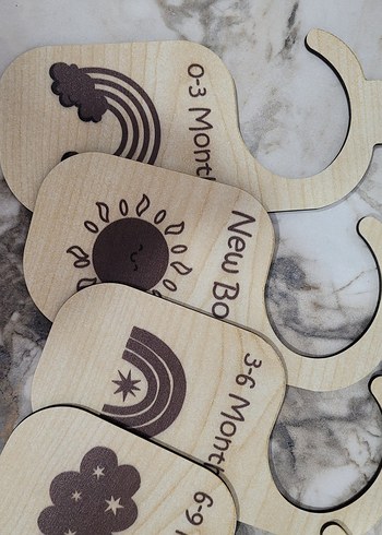 Ahşap Bebek Askılık - Görsel 3