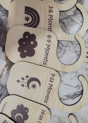 Ahşap Bebek Askılık - Görsel 4