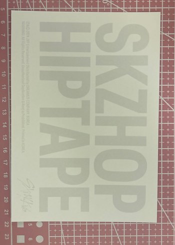 Skz hop albüm orjinal mini poster kart - Görsel 2