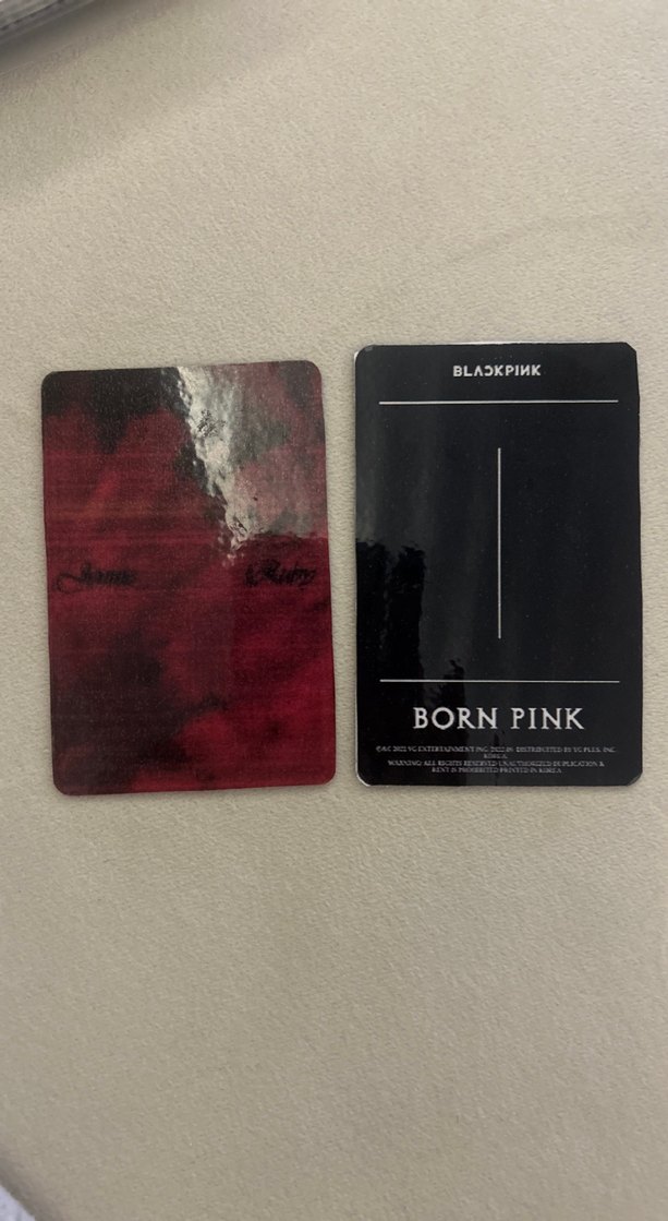 Jennie fanmade born pink ve ruby pc set - Görsel 2