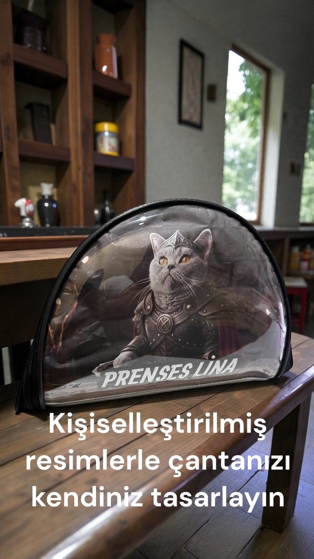 Kişiselleştirilebilir evcil hayvan taşıma çantası - Görsel 4