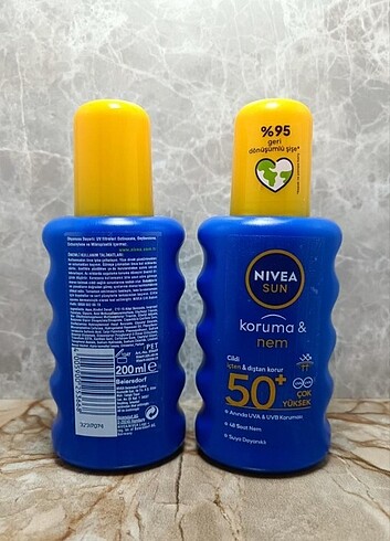 Nivea Nivea Spf+50 Sprey güneş kremi 200ml