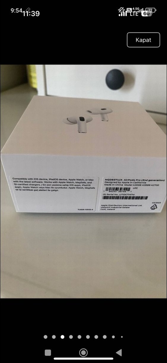 Apple AirPods Pro 2 Orijinal - Görsel 3
