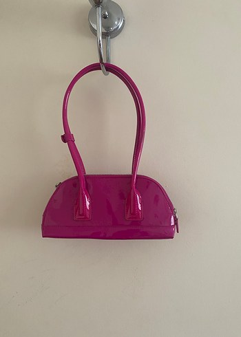 Zara Pembe Fermuarlı Kadın Çantası
