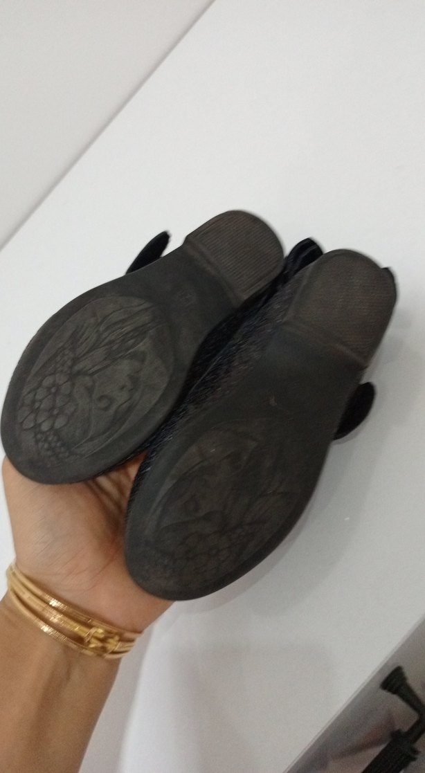 Kız Çocuk Siyah Parlak Kemerli Babet - Görsel 3