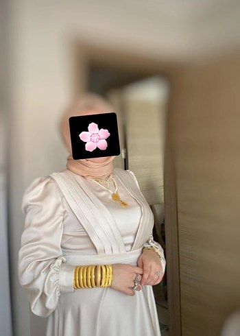 Abiye Beyaz Uzun Kollu Modern Klasik Abiye Elbise