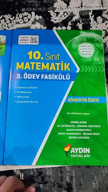  Beden Renk Aydın yayınları Matematik fasikülleri