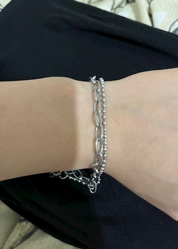 Kadın Zincir Detaylı El Bilekliği - Görsel 2
