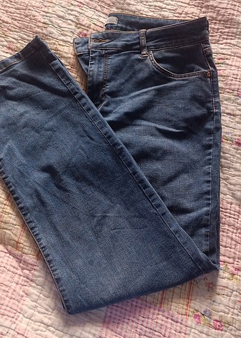 Kadın Lacivert Kot Pantolon - Görsel 3