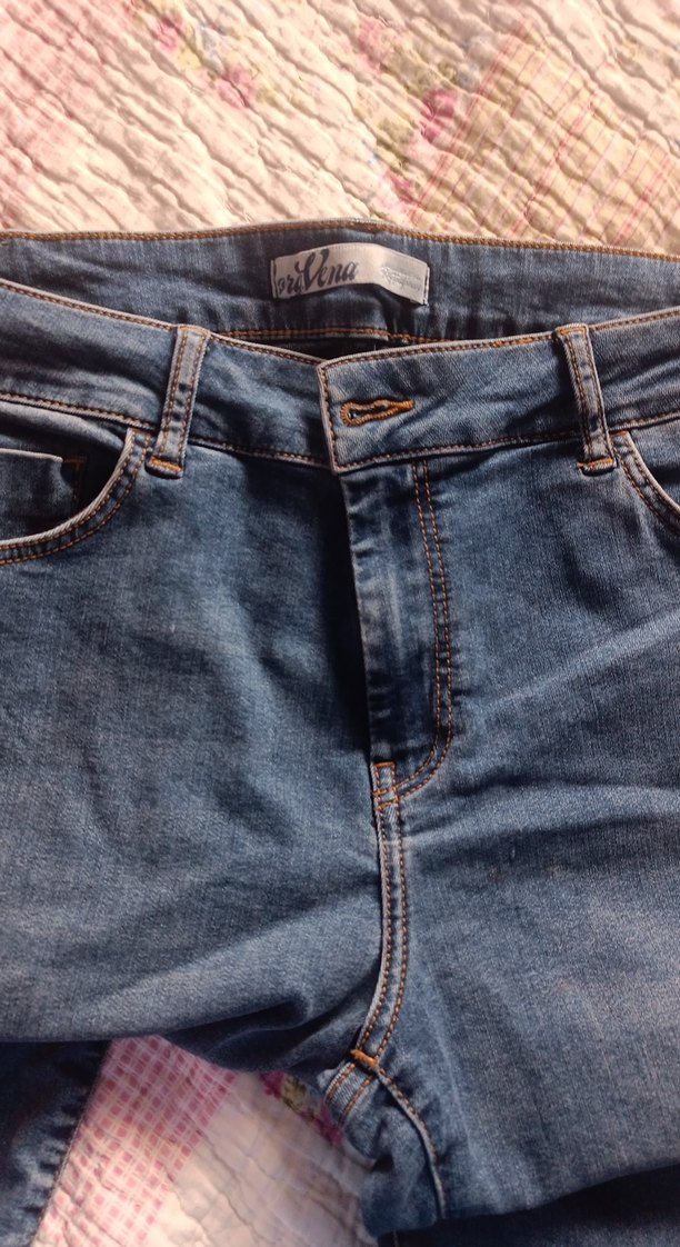 Kadın Lacivert Kot Pantolon - Görsel 2