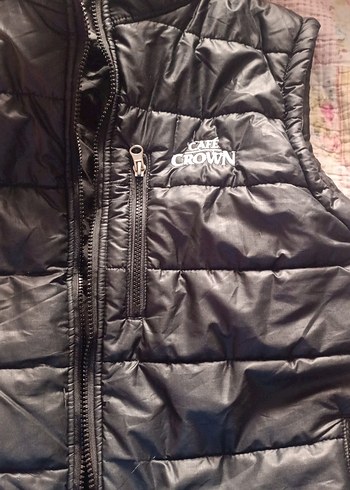 Erkek Siyah Fermuarlı Yelek - Görsel 2