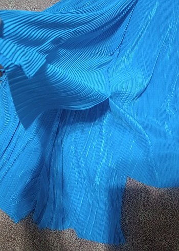 Mavi Pilili Kadın Uzun Kollu Takım - Görsel 4