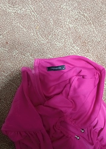 Pembe Drapeli Uzun Abiye Elbise - Görsel 3