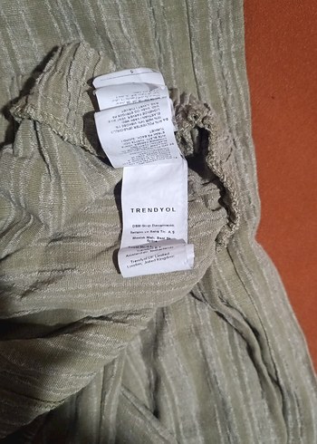 Bej Bohem Salaş Keten Pantolon - Görsel 5