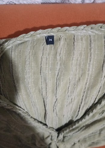 Bej Bohem Salaş Keten Pantolon - Görsel 4