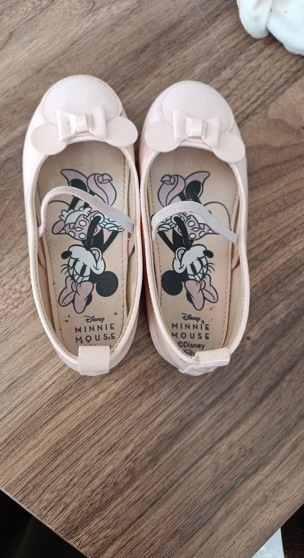 Kız Çocuk Bej Fiyonklu Babet - Görsel 3