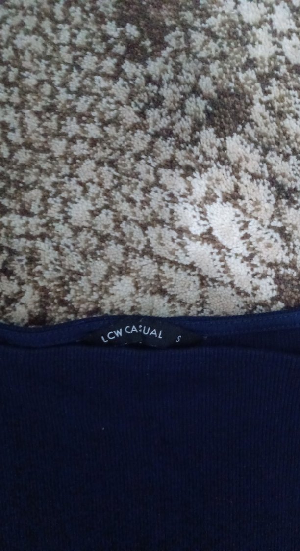 Koyu Mavi Balıkçı Yaka  Kadın Elbise - Görsel 2