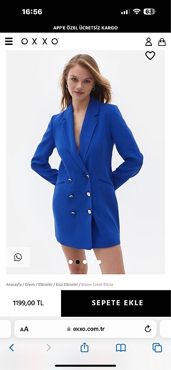 oxxo Blazer ceket elbise