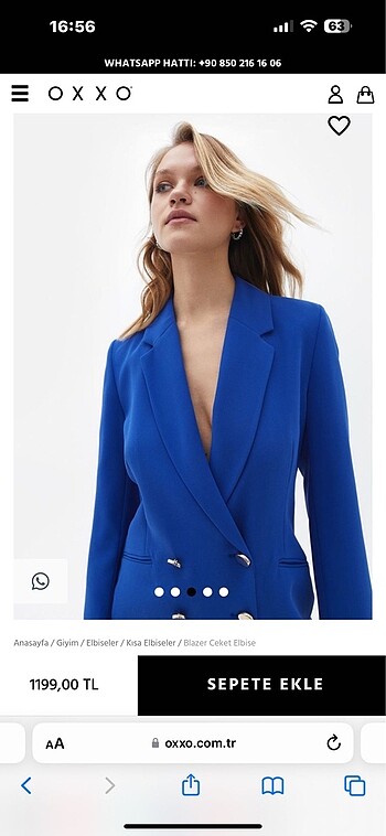 s Beden Blazer ceket elbise