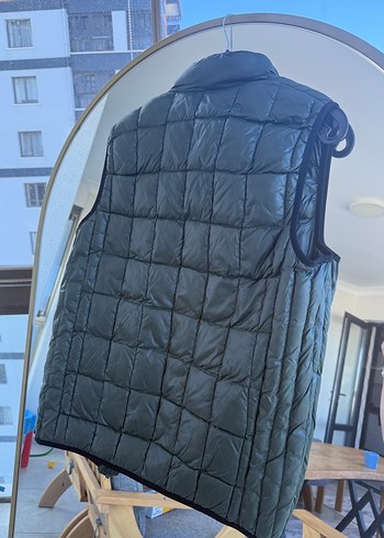 m Beden gri Renk Avva Gri Erkek Kapitone Yelek Fermuarlı
