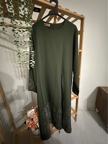 Haki pantolonlu tunik takım