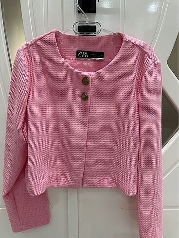 Pembe zara blazer